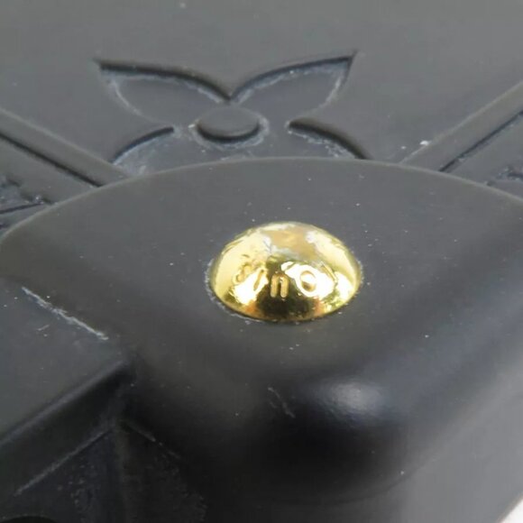 Auth LOUIS VUITTON Smartphone Case Cover Black/Gold TPU/Metal - Picture 13 of 16